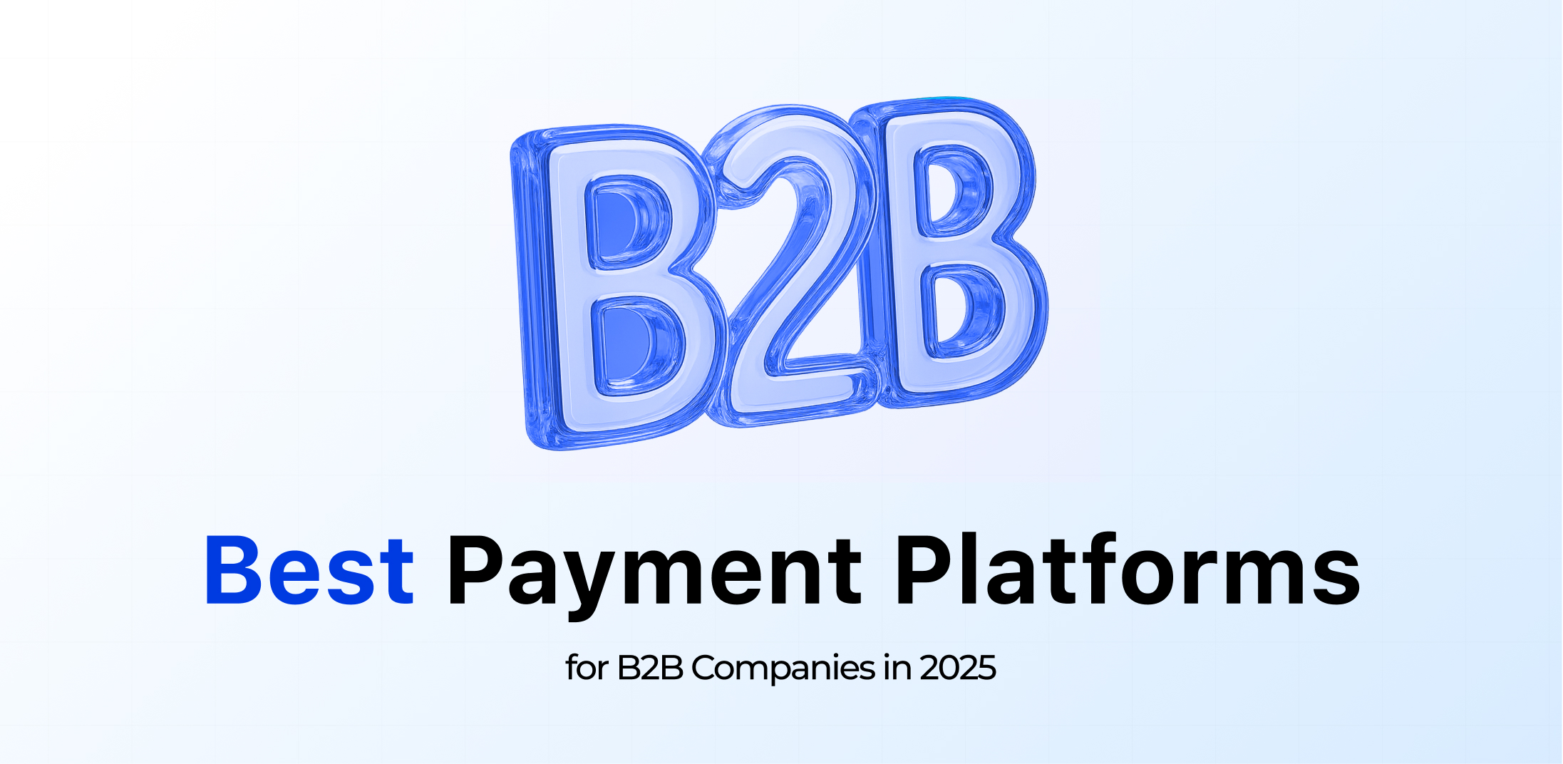 Best Payment Platforms for B2B Companies in 2025